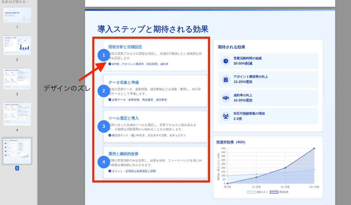 スライド操作方法